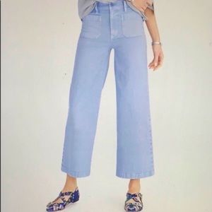 J. Crew/Point Sur wide leg crop pants